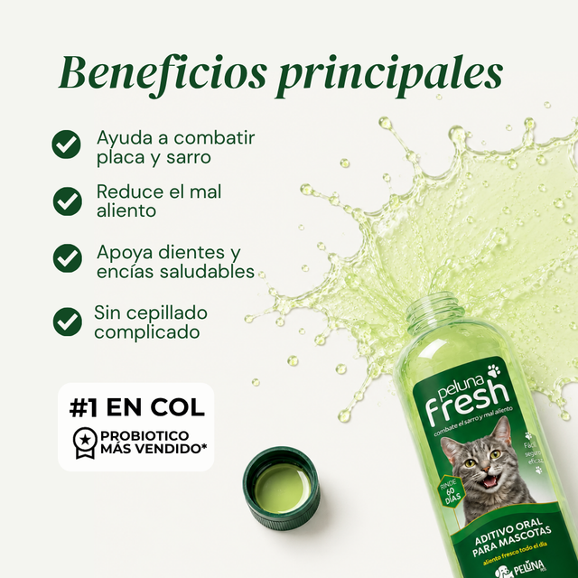 Peluna Fresh for Cats | Aditivo Oral para Gatos