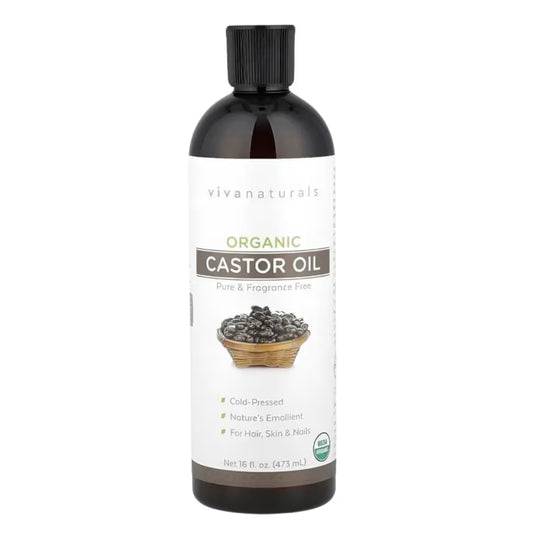 Aceite de ricino (Organic Castor Oil) Engrosamiento capilar Natural